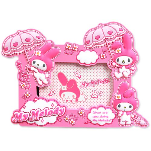 マイメロディ フォトフレーム ピンク Amazon.co.jp: 【マイメロディ】ラバーフォトフレームS 音符 ピンク